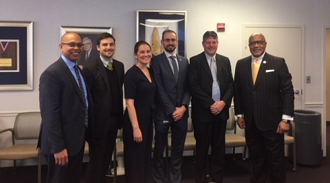 On January 16, I met with staff from the Australian Embassy to discuss the work that they are doing with apprenticeships. Pictured (L to R): Wayne Wheeler (AACC), Michael Tracey (Embassy of Australia), Jen Worth (AACC), Anthony Murfett (Embassy of Australia), Steve Balzary (Business Group Australia).