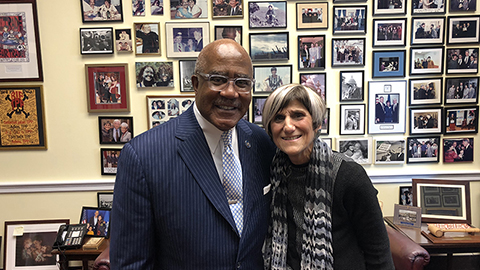 On September 6, I visited with Rep. Rosa DeLauro, who serves on the House Committee on Appropriations and is the ranking member of the Subcommittee on Labor, Health, and Human Services, Education and Related Agencies.