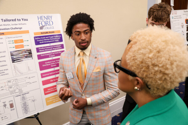 Dr. Pollard at the 2026 Community College Innovation Challenge